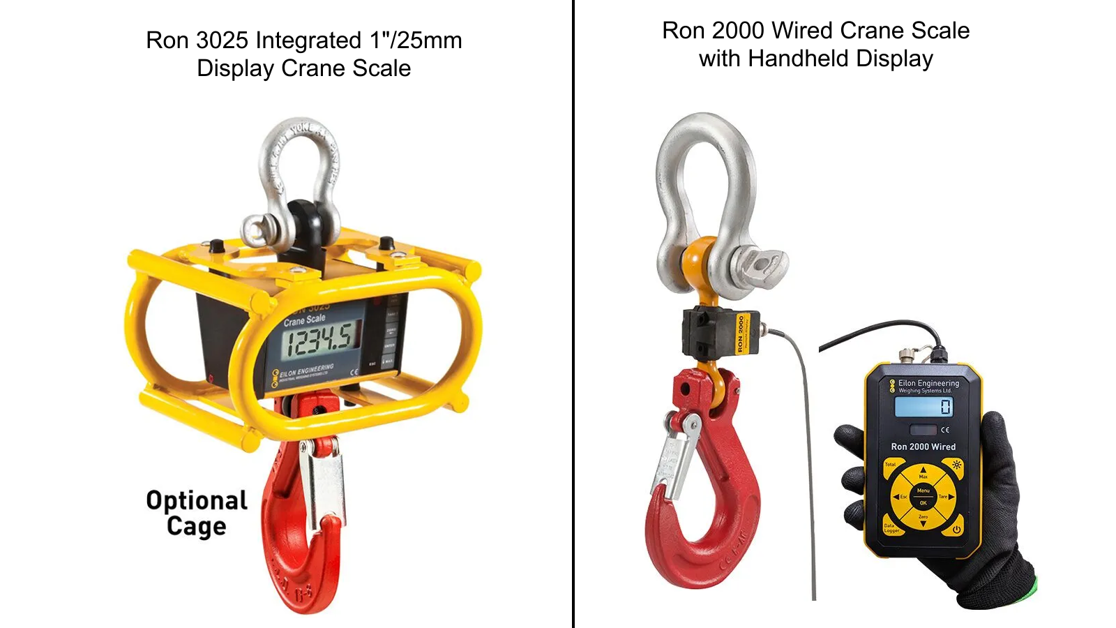 Ron Crane Scale systems with integrated and wired displays